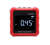 Rapporteur pour le travail du bois, Compteur D'ange Numérique LM320C, Mesure D'angle Relatif Et Absolu, Inclinomètre 4x90 °, Goniomètre Électronique Magnétique À 3 Côtés, Outil de mesure d'angle
