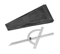 Rapporteur réglable en acier au carbone 200X400mm avec | Mesurez et transférez les angles avec précision avec ce rapporteur portable en acier au carbone pour les tâches de travail du