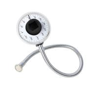 Rapporteur rotatif - 1/2 pouce | Appareil de mesure d'angle de couple pour véhicules - outil de contrôle d'angle lors du serrage des vis, échelle rotative à 360 degrés, bras métallique, instrument de