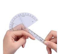 Rapporteur transparent à 180 ° pour thérapie physique, multi-règle, goniomètre médical en plastique pour gamme médicale de mesure de mouvement, règle d'angle et rapporteurs en vrac pour salle de