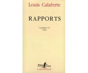 Rapports - Carnets VI 1982