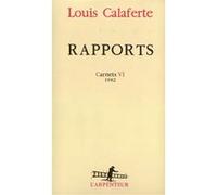 Rapports - Carnets VI 1982