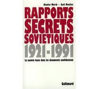 Rapports secrets soviétiques Gaël Moullec (Auteur), Gaël Moullec (Edité par), Nicolas Werth (Auteur), Nicolas Werth (Edité par)
