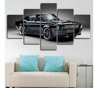 RAPSANI Avec cadre Peinture 5 Pièces toile de peinture Voiture,Art Moderne,HD Sticker Mural Modulaire Affiche Décor,Cadeau,tableau decoration murale chambre 125x60cm