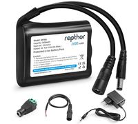 Rapthor Batterie Lithium-ION Rechargeable 12 V 2600 mAh avec Chargeur, Compatible avec Les appareils 12 V, Les projets de Bricolage, Les radios, Les Lampes de pêche, Les Bandes