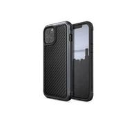 Raptic coque lux fibre de carbone noir pour iphone 12 pro max