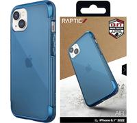Raptic X-Doria Air Case pour iPhone 14 Plus coque blindée bleue Housse pour téléphone portable