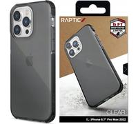 Raptic X-Doria Clear Case iPhone 14 Pro coque blindée grise Housse pour téléphone portable