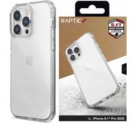 Raptic X-Doria Clear Case iPhone 14 Pro coque blindée transparente pour téléphone portable