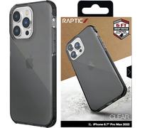 Raptic X-Doria Clear Case iPhone 14 Pro Max coque blindée noire pour téléphone portable