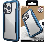 Raptic X-Doria Shield Case iPhone 14 Pro coque blindée bleue Housse pour téléphone portable