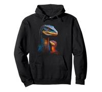 Raptor Dad/Mom & Baby Graphic Design Adult & Kids (Black) Sweat à Capuche
