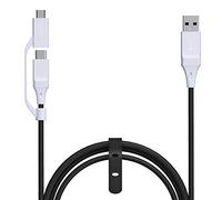 Raptor Gaming - Câble USB-C Play & Charge Blanc de 2.75m CC200 pour PS5, Xbox Se