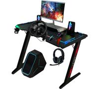 Raptor Gaming-Tisch GT100 120x60cm RGB schwarz