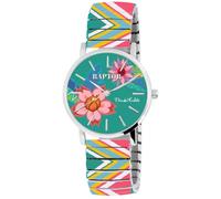Raptor Montre Frida Kahlo Edition pour femme avec cordon de serrage, bleu