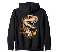 Raptor Velociraptor Dinosaure J'aime Les Dinos Raptors Sweat à Capuche