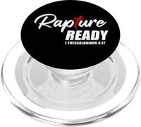 Rapture Ready 1 Thessalonians 4:17 - Second Coming of Jesus PopSockets PopGrip pour MagSafe