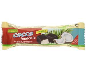 RAPUNZEL BARRITA DE COCO con chocolate - snack prêt à consommer entre les repas, poids 50 g, idéal comme encas au cours de la journée et devient un allié fiable dans la routine de tous les jours. et e