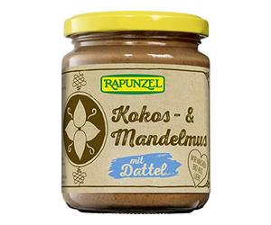 Rapunzel Beurre de noix de coco et d'amande aux dattes - Lot de 3 x 250 g