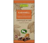 Rapunzel - Chocolat au lait entier fourré au caramel - 100g