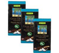 RAPUNZEL Chocolat Noir Coco Crème 3x100 g