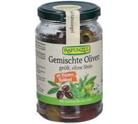 RAPUNZEL Olives mélangées aux herbes, dénoyautées et huilées no data 170 g