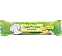 Rapunzel - Tranches de fruits au gingembre et à la noix de coco - 40g
