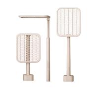Raquette À Moustiques Électrique Pliante,Avec Batterie Télescopique Au Lithium,Aste Par Usb,Pour L'été - Type Pink