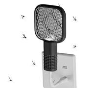 Raquette Anti-Insectes Portable - Dispositif Rechargeable pour Le contrôle des Mouches et Lampe électrique Anti-Insectes en de sécurité pour intérieur et extérieur