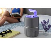 InnovaGoods Raquette anti-moustiques 2en1 Rechargeable LED UV 3000V USB-C sans produits chimiques