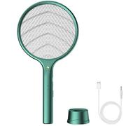 Raquette Anti Moustique Electrique, USB Rechargeable Raquette Électrique Insectes, 3 Couches Protection en Maille Tapette à Mouche