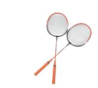 Raquette Badminton Ensemble de Raquettes Badminton for 2 Joueurs, en Alliage Fer intégré, for débutants, Amateurs et