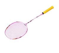 Raquette Badminton Raquette de Badminton 82 g, Attaque et défense, Fibre Carbone G5, Acier tungstène Alliage Titane(1PCS Pink AIR)