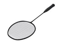 Raquette Badminton Raquette de Badminton en Fibre Carbone Durable(1Pcs Black AirFilm)