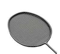 Raquette Badminton Raquettes de Badminton Professionnelles 4U 82G en Carbone tissé et cordées G5, 22 à 32 LB, for Adultes(Black)