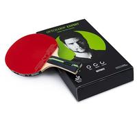 Raquette Butterfly Ovtcharov Expert - Idéale pour Les Joueurs avancés et de compétition, revêtements LAGNUS ITTF (2,0 mm), Bois offensif à 5 Couches avec Prise concave, pour des frappes puissantes.