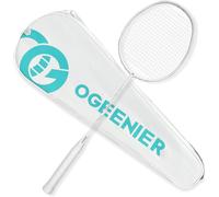 Raquette De Badminton En Fibre De Carbone,Raquette De Badminton Légère,Avec Surgrip Et Sac