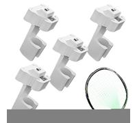 Raquette De Badminton Lumineuse, Set de Quatre avec Clip Lumineux, Lampe D'Entraînement Portable pour Intérieur, Extérieur, Sports, Réunions Familiales et Activités de