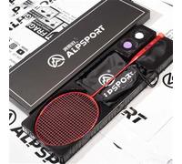 Raquette De Badminton Professionnelle Bbq2.0 avec Sac De Cordage Gratuit, 100% Fibre De Carbone Super Légère, 1pcs Red Boxed