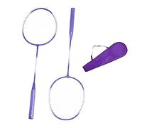 Raquette de badminton Racquet - Deux joueurs - Ensemble de sports d'intérieur - Kit léger pour adultes et adolescents - Outil de précision - Outil de mise en œuvre - Équipement de jeu de fitness