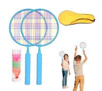 Raquette de Badminton, Raquettes De Badminton pour Débutants, Raquette Portable Sport Plage Jeux Plein Air Pelouse Activites en Equipe Entrainement Jeunes Physique
