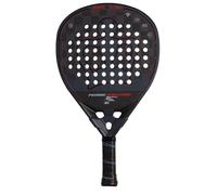 Black Crown - Raquette de Padel Patron Evolution : Noyau en Carbone 24K, 355 à 370 g, Cadre en Carbone 38 mm, Gomme 3XPlay EVA, 60 % Puissance, 40 % contrôle, système Anti-Vibrations