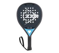 Raquette de Padel Dunlop Fx Junior Gun Metal/cyan/metallic Silver
