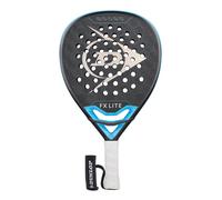 Raquette de Padel Dunlop Fx Lite Gun Metal/cyan/metallic Silver