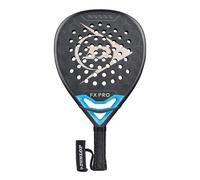 Raquette de Padel Dunlop Fx Pro Gun Metal/cyan/metallic Silver