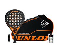 Raquette de Padel Dunlop Titan 2.0 Orange + Tour Series Orange Pack