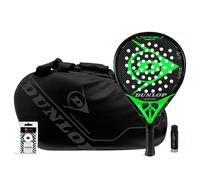 Raquette de Padel Pack Dunlop Nemesis Carbon Ctrl Intro Carbon Black