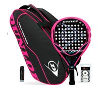 Raquette de Padel Pack Dunlop Titan Pink 2 + Tour Series Pink
