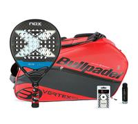 Raquette de Padel Pack Nox At10 Genius 12k Paletero Vertex