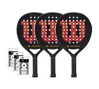 Raquette de Padel Pack Trio Wilson Pro Staff V2 Team Alt Black
